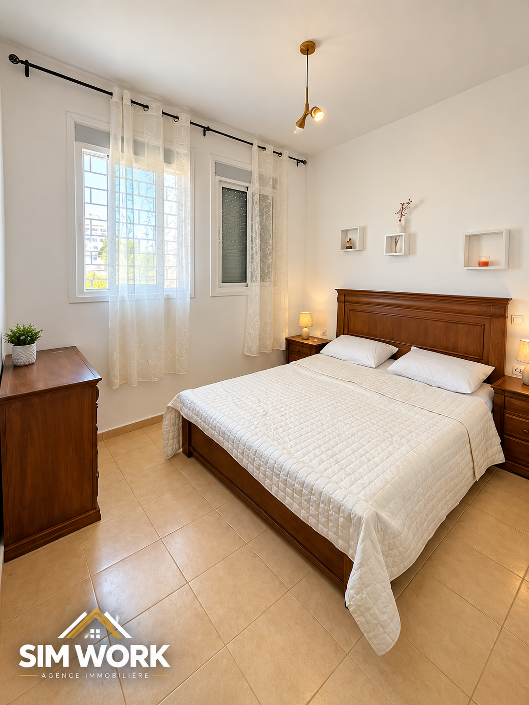 Appartement meublé 2 chambres à louer – Nouvelle Ville Ibn Batouta, Tanger | Résidence avec piscine — photo 2